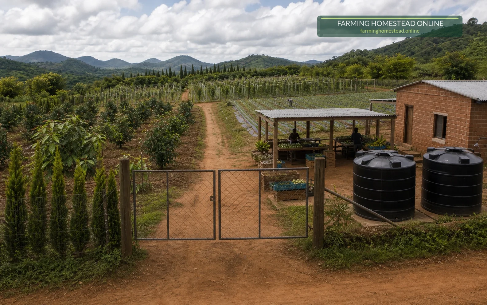 Three-Hectare Avocado Orchard with Passion-Fruit and Cucumber Bridge Income public planning visual 3