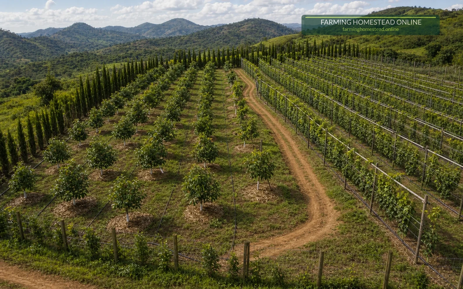 Three-Hectare Avocado Orchard with Passion-Fruit and Cucumber Bridge Income public planning visual 4